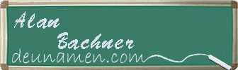 Alan Bachner Visitenkarte